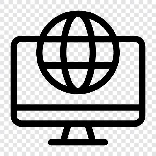 internet, browsing, digital, computer icon svg