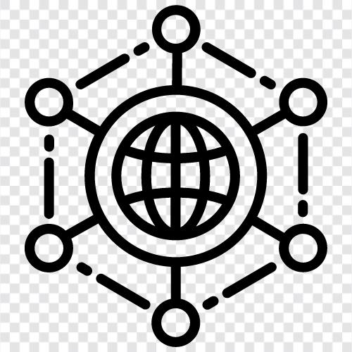 Internet, Telekommunikation, globales Dorf, internationale symbol