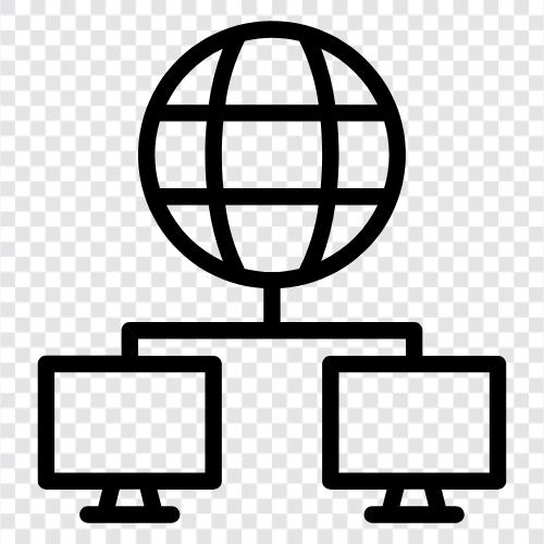 internet, world wide web, networking, internetworking icon svg