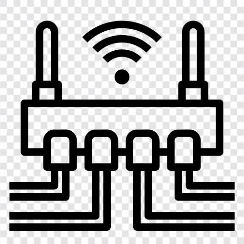 internet, router, networking, laptop icon svg