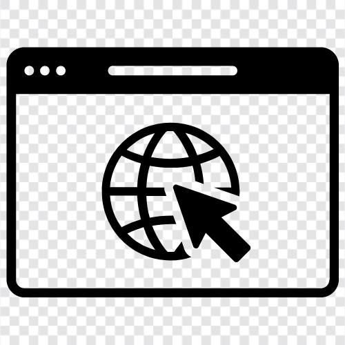 Internet, Website, WebHosting, WebDesign symbol