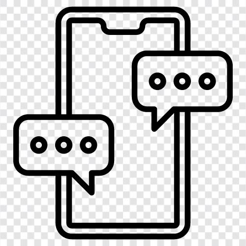 iPhoneChat, AndroidChat, Chat, Messaging symbol