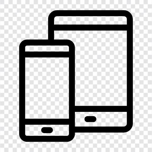 iphone, ipad, android, tabletler ikon svg