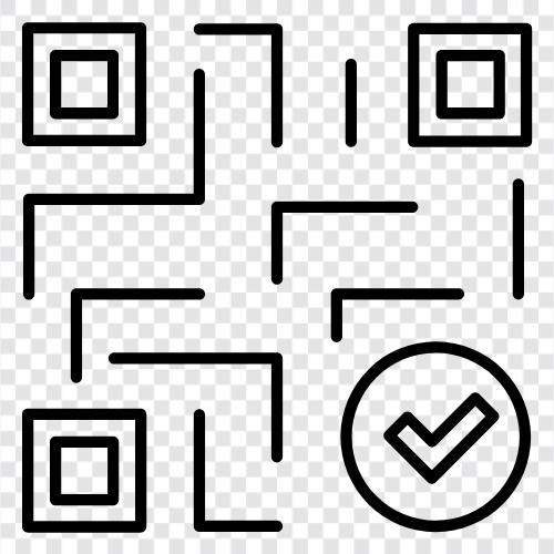 iphone qr code access, android qr code access, qr code access icon svg