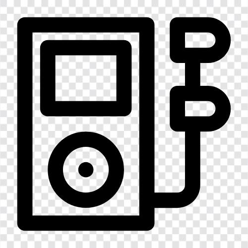 iPod nono, iPod text, iPod классика, iPod shuffle Значок svg