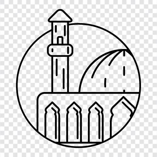 Islamic, Islamic architecture, mosque tours, Islamic art icon svg