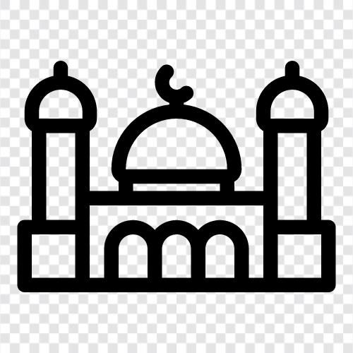 Islamische, islamische Architektur, Gebet, Islam symbol