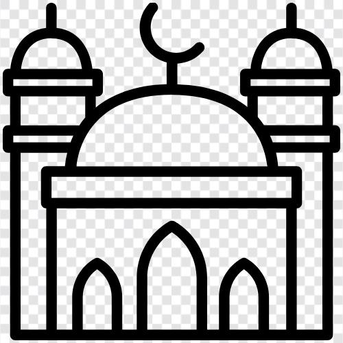 Islamische, Islamische Architektur, Islamische Kunst, Islamisches Lernen symbol