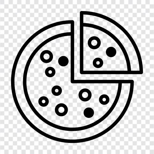 Italienisch, Essen, Restaurant, Pizza symbol