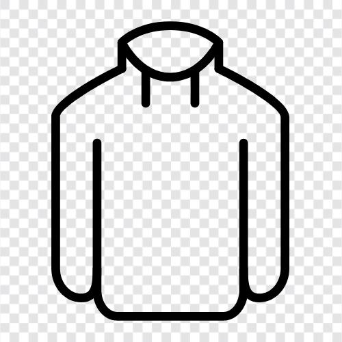 jacket, winter, trench, coat Значок svg