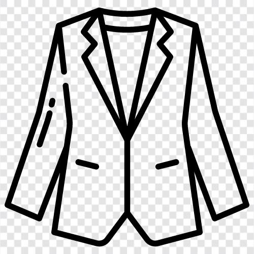 jackets, coats, men, women icon svg