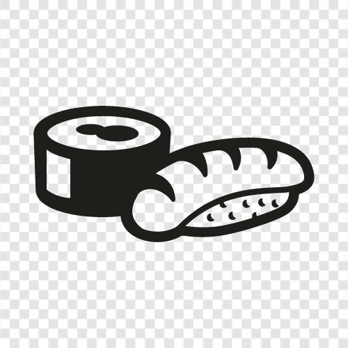 Japanese, cuisine, omakase, Sushi Bar icon svg