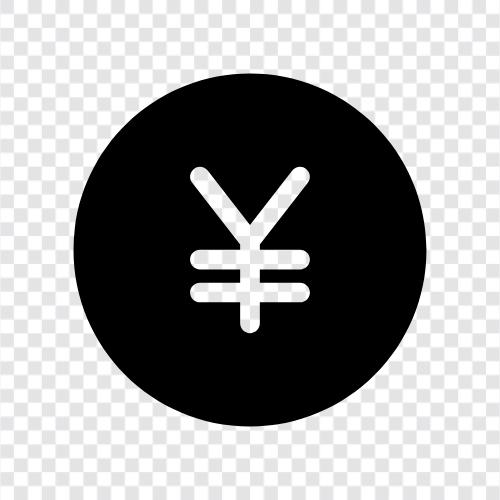 Japanese yen, yen, currency, finance icon svg