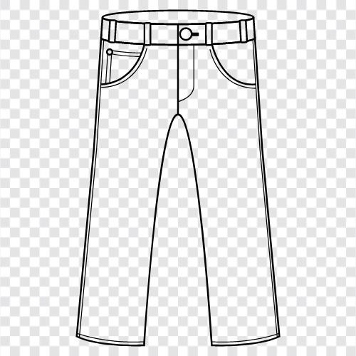 jeans, slacks, khakis, chinos icon svg