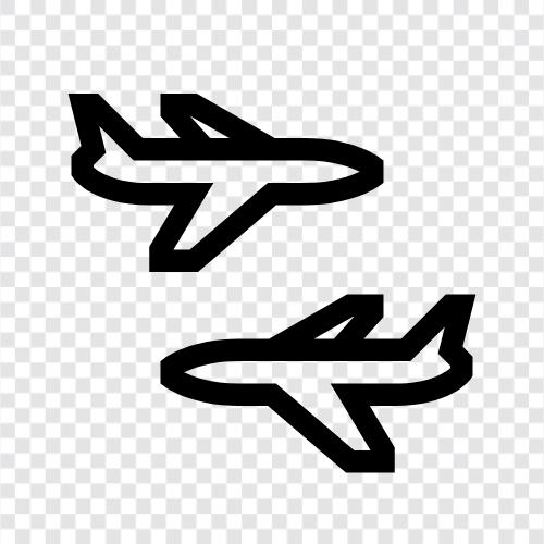 jets, flying, skies, travel icon svg