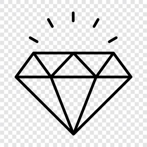 jewellery, stones, gem, minerals icon svg