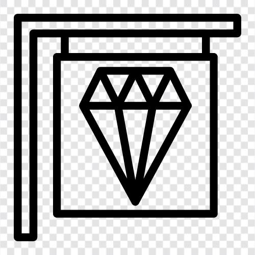 jewelry store, diamonds, pearls, gold icon svg