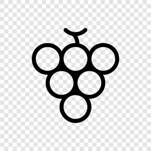 Saft, Wein, Rosinen, Grapefruit symbol