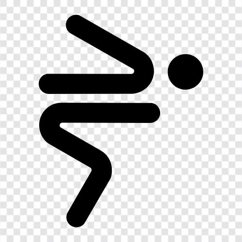 springen, spring, springseil, aerobic symbol