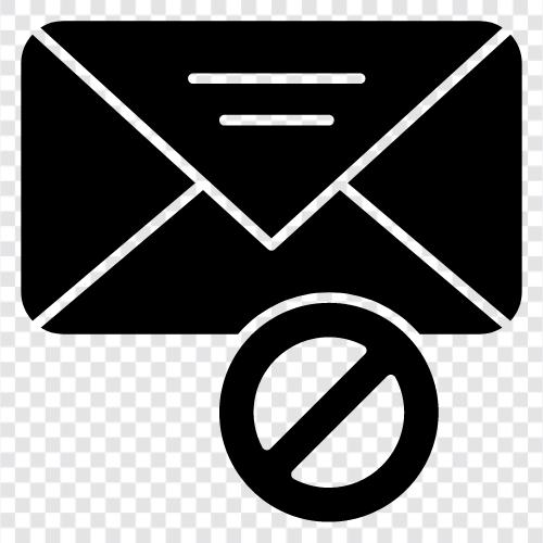 JunkMail, EMailSpam, unerwünschte EMail, JunkEMail symbol