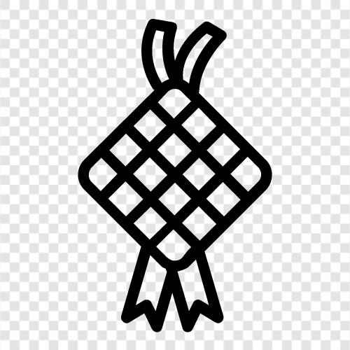 ketupat tanpa bahan, ketupat goreng, ket, Ketupat icon svg