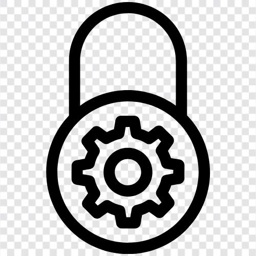Schlüssel, Sicherheit, Tür, Verriegelung symbol