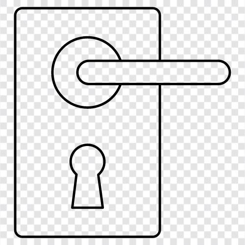 key, security, door, knob icon svg