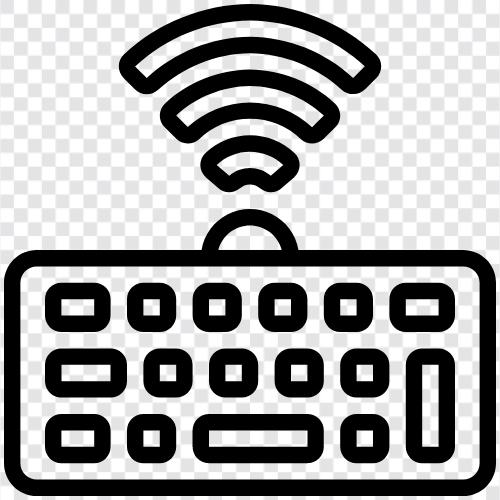 Tastatur, Bluetooth, iPhone, Android symbol