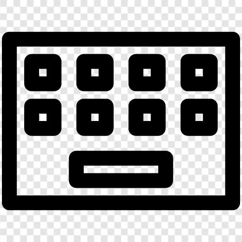 Tastatur, Tastaturlayout, Tastenkürzel, Tastenkürzel für die Textverarbeitung symbol