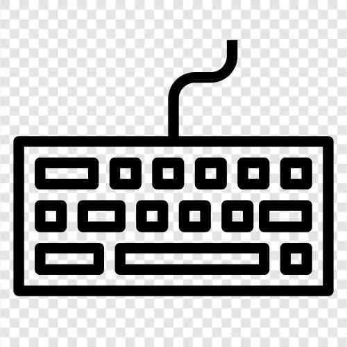 Tasten, Tastaturkürzel, ComputerTastatur, LaptopTastatur symbol