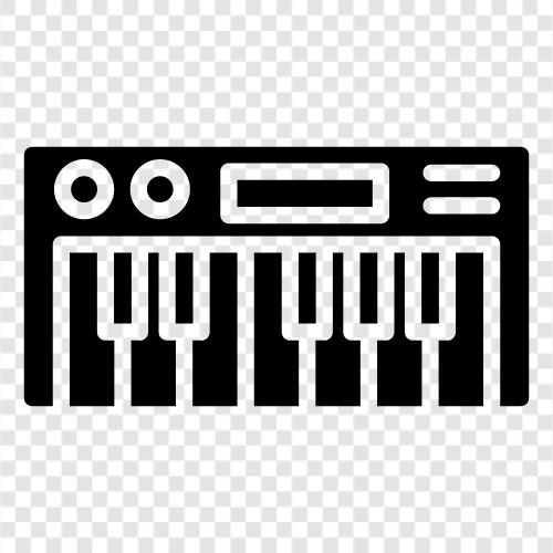 keys, sounds, piano, keyboard Значок svg