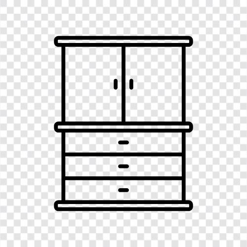 kitchen, furniture, storage, home icon svg