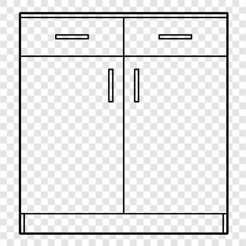 kitchen, cupboards, storage, under the stairs icon svg