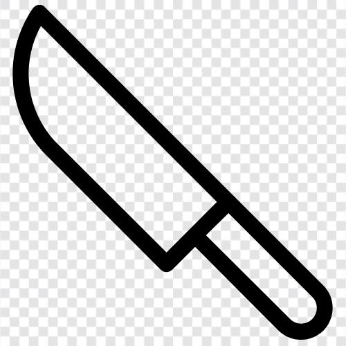 Küchenmesser, Metzgermesser, Steakmesser, OutdoorMesser symbol