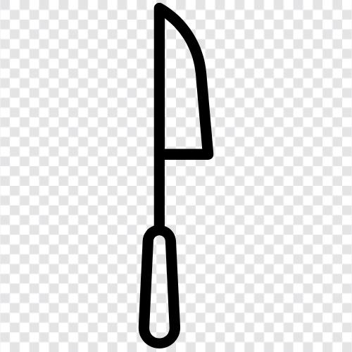 Küchenmesser, Steakmesser, Brotmesser, Schnitzmesser symbol