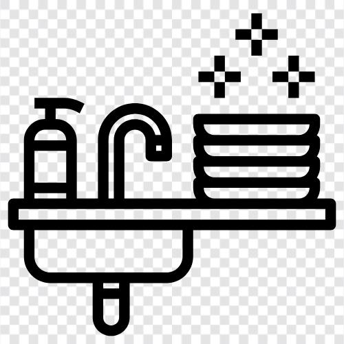 Spülbecken, badezimmerwaschbecken, küchenarmatur, badezimmerhahn symbol