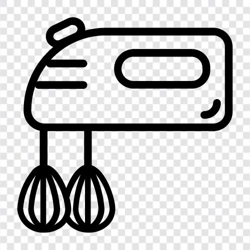 kitchenAid, mixer, handheld, household icon svg