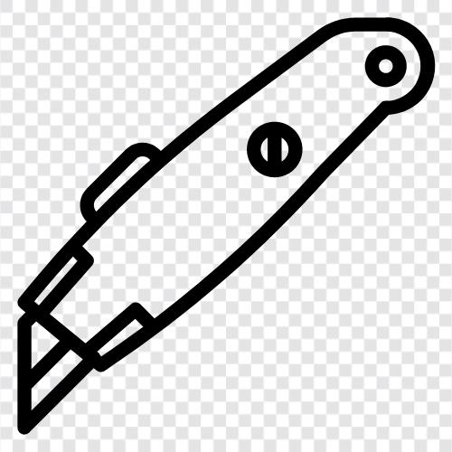 Messer, Messer Schärfer, Messer Mantel, Messer Gürtel symbol