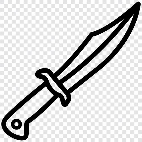 knife, blade, weapon, combat icon svg