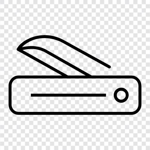 bıçak, çit bıçağı, cep bıçağı, mutfak bıçağı ikon svg