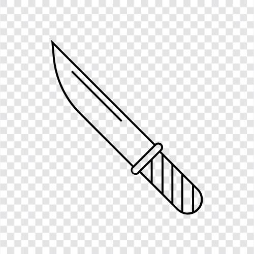 knife sharpener, knife blade, knife handle, knife blade material icon svg