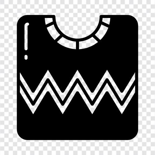 knitted sweater, cardigan, pullover, vest icon svg