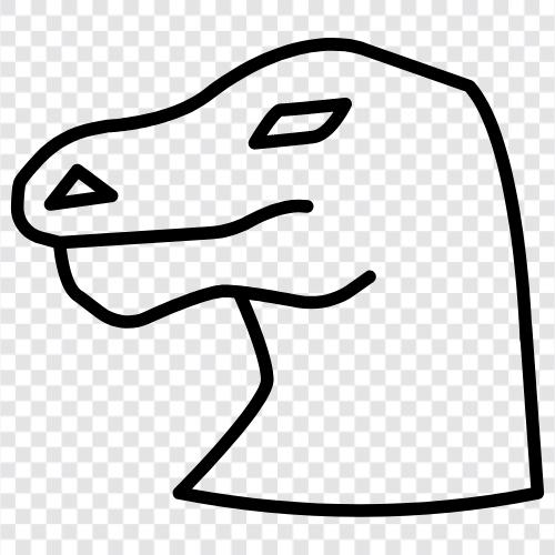 Komodo, dragon, lizard, monitor icon svg