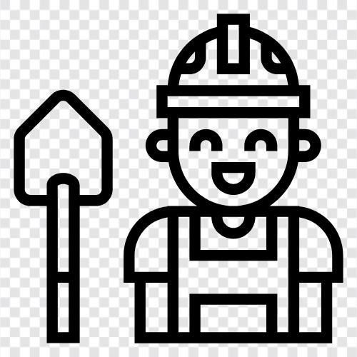 laborer, agricultural, field, farm icon svg