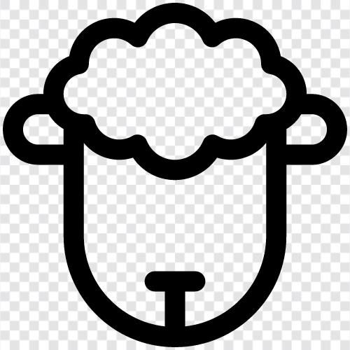 Lambs, Wool, Fiber, Breeds icon svg