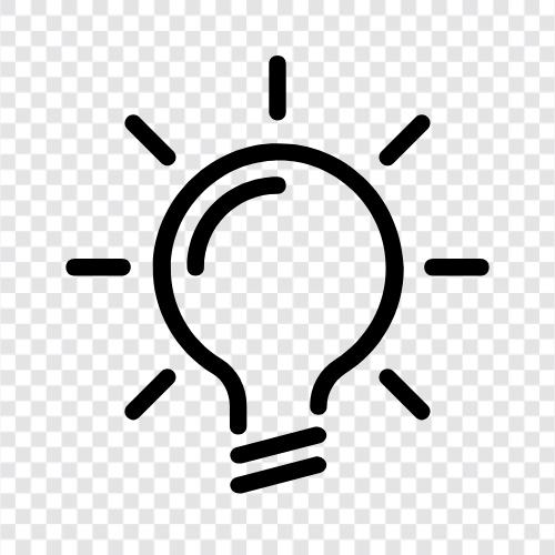 Lampe, Idee, Kreativität, Brainstorming symbol