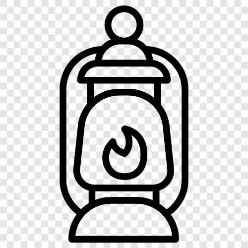 lamps, light, illumination, artificial icon svg