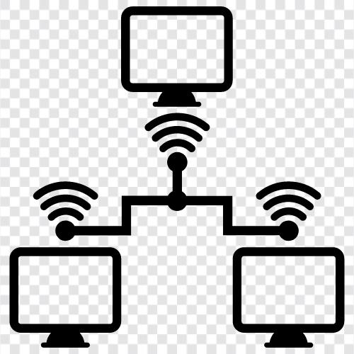 lan, kabelgebunden, kabellos, Router symbol