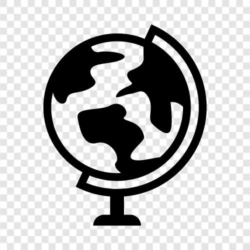 land, earth, map, geography icon svg