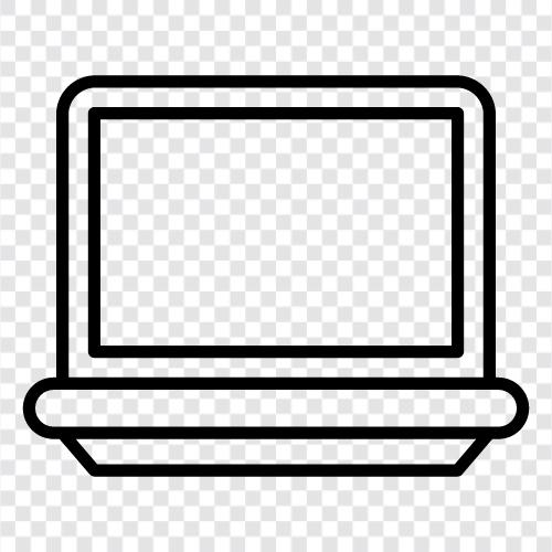 lap top, notebook, bilgisayar, dizüstü bilgisayar ikon svg